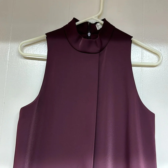 Katherine Kelly Lined Sleeveless Dress Deep wine color - Picture 2 of 9